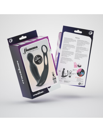 VIBRADOR DE PRÓSTATA CON MANDO A DISTANCIA FLAMMA CRUSHIOUS