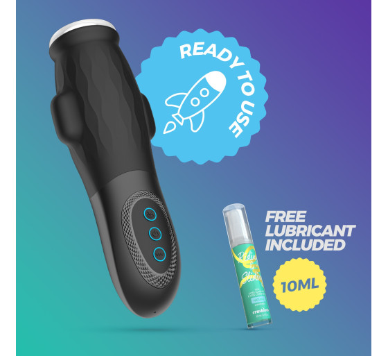 MASTURBADOR CON FUNDA EXTRAÍBLE, SUCCIÓN Y LUBRICANTE GRATUITO GARGANTUA CRUSHIOUS