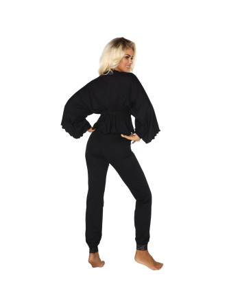 CONJUNTO DE 2 PEÇAS MARGOT PRETO BEAUTY NIGHT FASHION