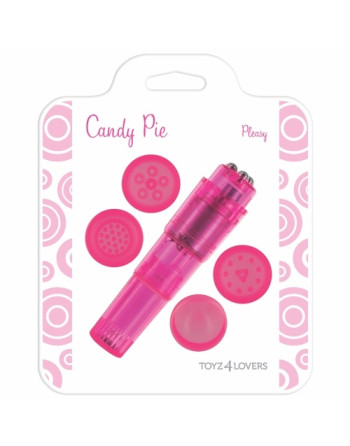 VIBRADOR CANDY PIE PLEASY ROSA