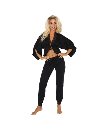 CONJUNTO DE 2 PIEZAS MARGOT NEGRO BEAUTY NIGHT FASHION