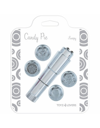 VIBRADOR CANDY PIE SWEEPY PRATEADO