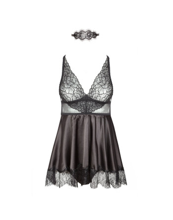 PICARDÍA Y TANGA EVE NEGRO BEAUTY NIGHT FASHION