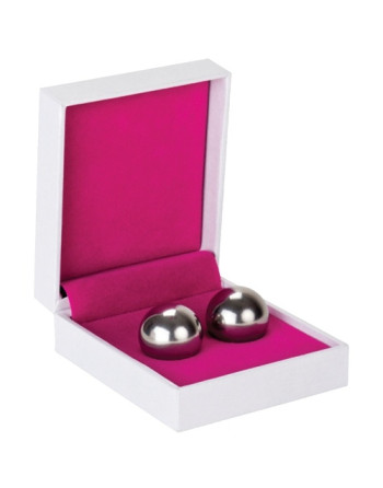 BOLAS VAGINALES BEN WA BALLS MEDIUM WEIGHT PLATEADAS