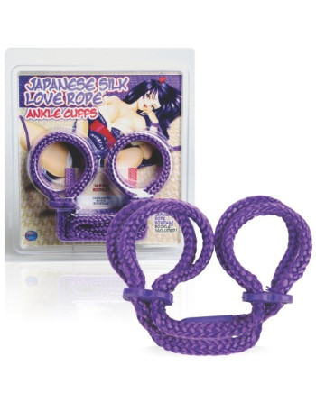 ESPOSAS PARA LOS TOBILLOS JAPANESE SILK LOVE ROPE MORADAS