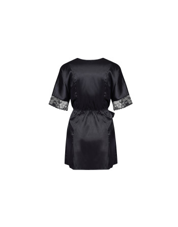 ROBE E TANGA DELIGHT PRETO BEAUTY NIGHT FASHION