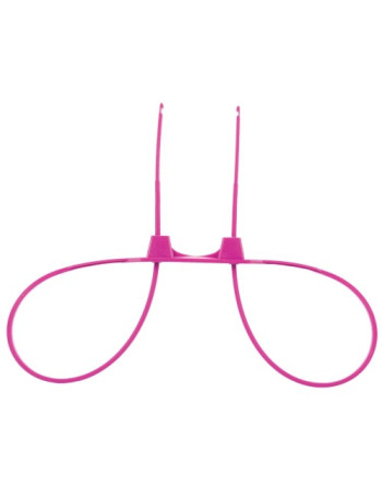 ESPOSAS DESECHABLES DE PLÁSTICO OUCH! ZIP TIE CUFFS ROSA