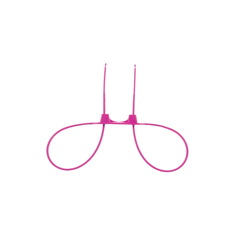 ALGEMAS DESCARTÁVEIS DE PLÁSTICO OUCH! ZIP TIE CUFFS ROSA ALGEMAS DESCARTÁVEIS DE PLÁSTICO OUCH! ZIP TIE CUFFS ROSA