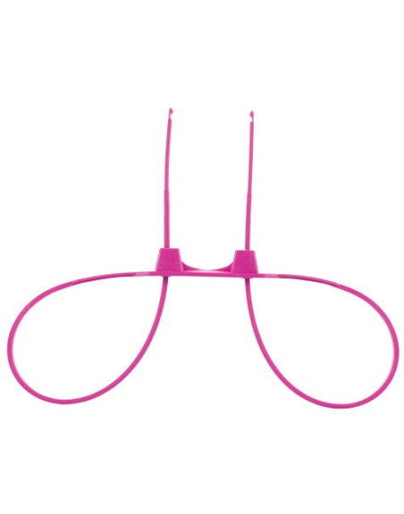 ESPOSAS DESECHABLES DE PLÁSTICO OUCH! ZIP TIE CUFFS ROSA