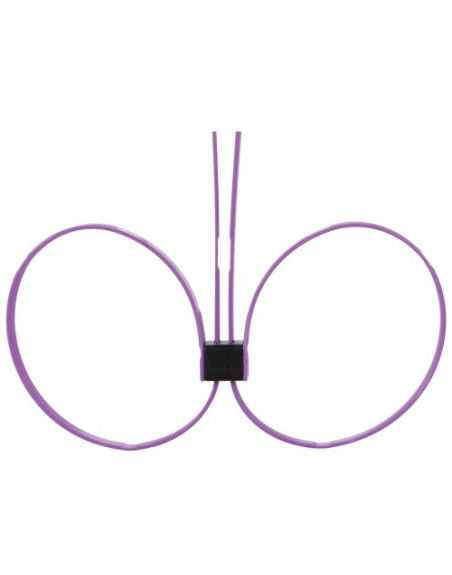 ESPOSAS DESECHABLES DE PLÁSTICO OUCH! ZIP TIE CUFFS EXTENDED MORADAS