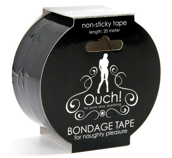 FITA OUCH! BONDAGE TAPE PRETA