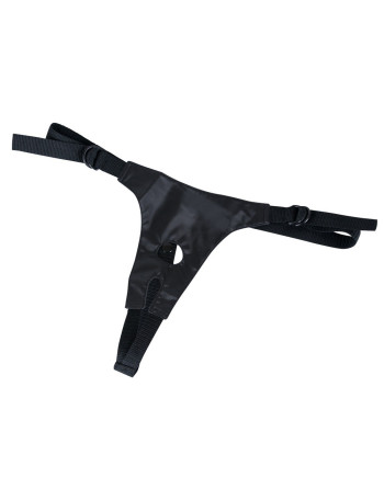 STRAP-ON COM 3 DILDOS PRETOS