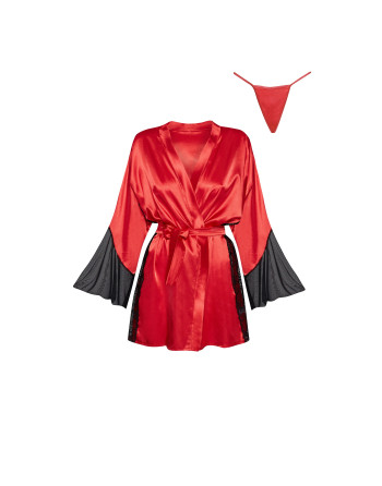 BATA Y TANGA SARA ROJO BEAUTY NIGHT FASHION