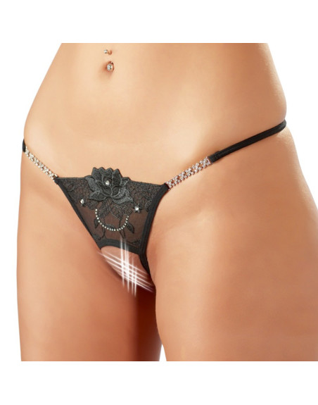 TANGA RHINESTONES COM ABERTURA