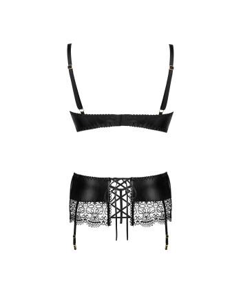 CONJUNTO DE 3 PIEZAS ADELIA NEGRO BEAUTY NIGHT FASHION