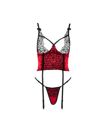 CORSÉ Y TANGA OLENA ROJO BEAUTY NIGHT FASHION