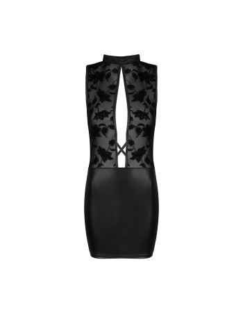 VESTIDO Y TANGA CAMERON NEGRO BEAUTY NIGHT FASHION