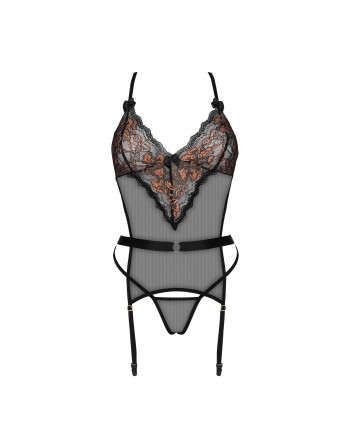 CONJUNTO DE 3 PIEZAS GOLDIE NEGRO BEAUTY NIGHT FASHION