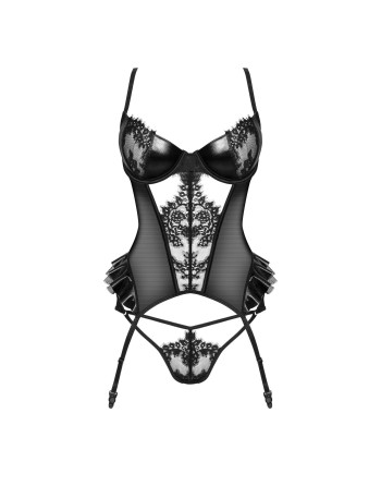 CORPETE E TANGA RAFAELLA PRETO BEAUTY NIGHT FASHION