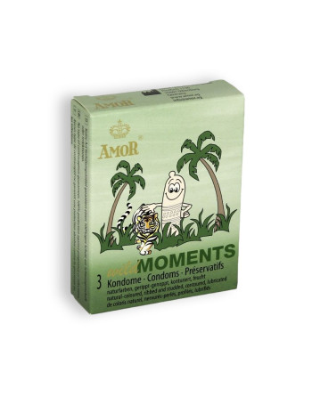 CONDONES WILD MOMENTS 3 UNIDADES