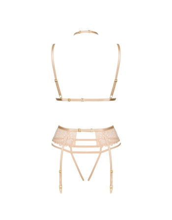 CONJUNTO DE 3 PEÇAS NOEMI NUDE BEAUTY NIGHT FASHION