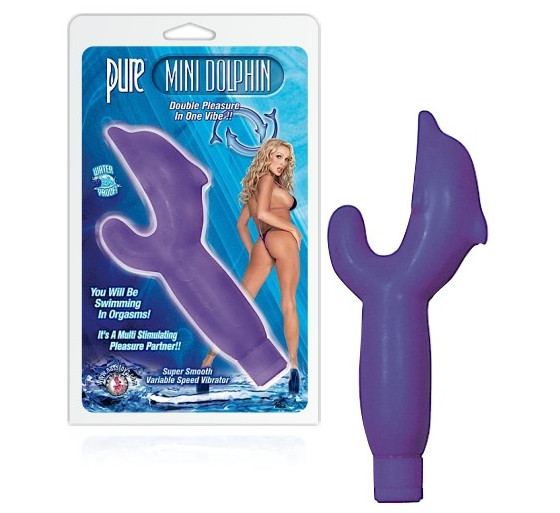 VIBRADOR MINI DOLPHIN ROXO