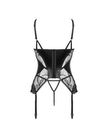 CORSÉ Y TANGA LEONELA NEGRO BEAUTY NIGHT FASHION