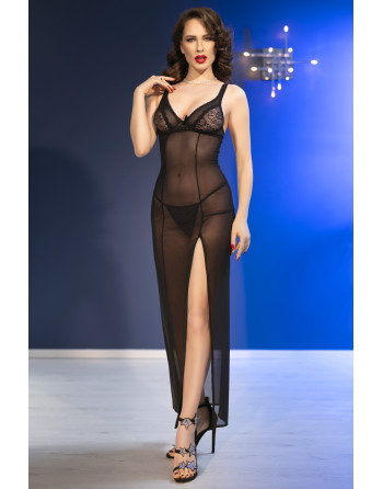 PICARDÍA Y TANGA CR-4723 NEGRA CHILIROSE