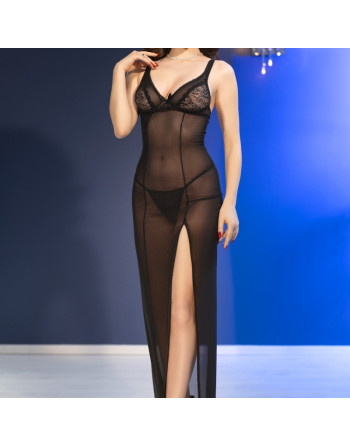 PICARDÍA Y TANGA CR-4723 NEGRA CHILIROSE