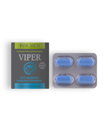 CÁPSULAS ESTIMULANTES VIPER PARA HOMBRE 4 CAPS