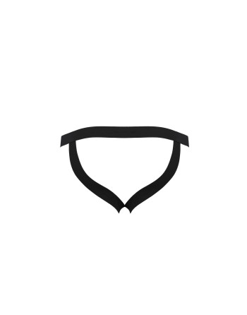 SLIP CON APERTURA BEN NEGRO PASSION