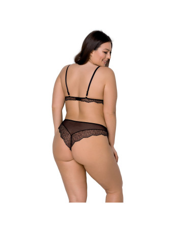 CONJUNTO DE 2 PIEZAS AMBERLY NEGRO TALLA QUEEN PASSION