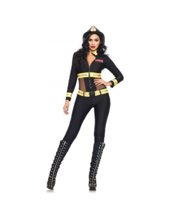 DISFRAZ DE BOMBERA RED BLAZE FIREFIGHTER