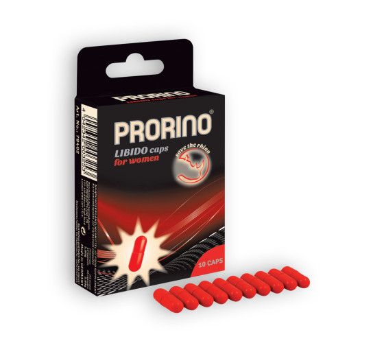 CÁPSULAS ESTIMULANTES PRORINO LIBIDO CAPS PARA MUJERES 10 CÁPSULAS