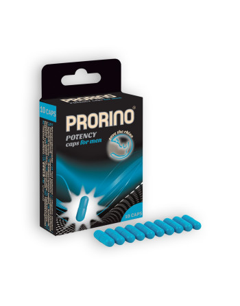 CÁPSULAS ESTIMULANTES PRORINO POTENCY CAPS PARA HOMBRES 10 CÁPSULAS