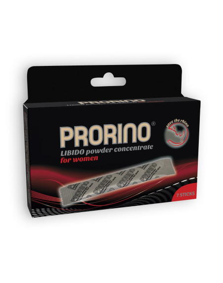 SOBRES ESTIMULANTES PRORINO LIBIDO POWDER CONCENTRATE PARA MUJERES 7 SOBRES