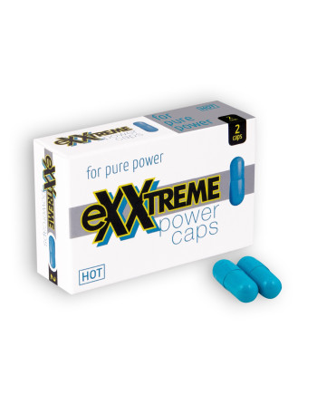 CÁPSULAS ESTIMULANTES EXXTREME POWER CAPS PARA HOMBRES 2 CÁPSULAS