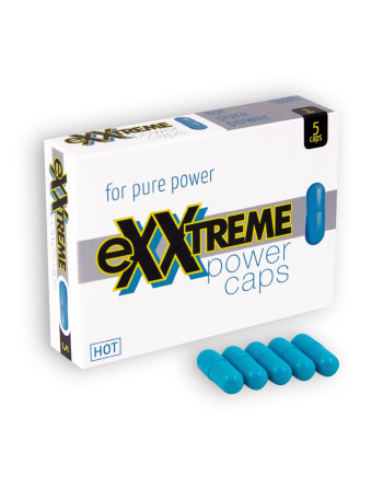 CÁPSULAS ESTIMULANTES EXXTREME POWER CAPS PARA HOMBRES 5 CÁPSULAS