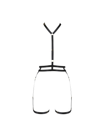 ARNÉS CORPORAL DENIRA NEGRO DEVIL COLLECTION PASSION