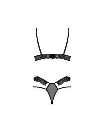CONJUNTO DE 2 PIEZAS DOLLY NEGRO EROTIC LINE PASSION