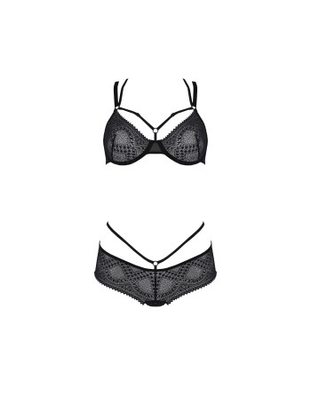 CONJUNTO DE 2 PIEZAS DROSERA BIKINI NEGRO ECO COLLECTION PASSION