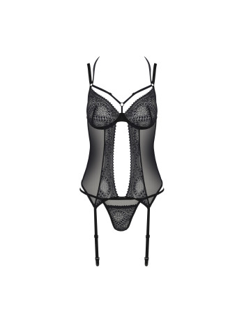 CORPETE E TANGA DROSERA PRETO ECO COLLECTION PASSION