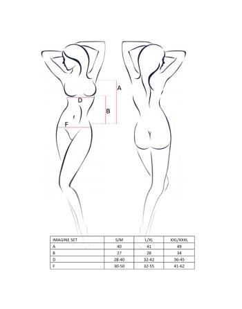 CONJUNTO DE 2 PEÇAS IMAGINE PRETO PASSION