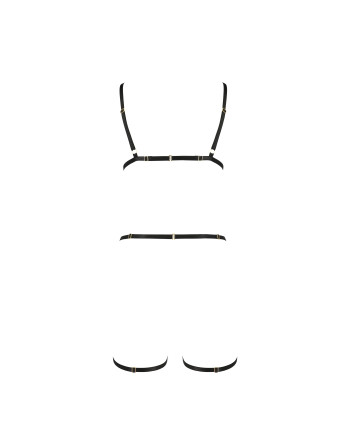 ARNÉS CORPORAL INDICA NEGRO DEVIL COLLECTION PASSION