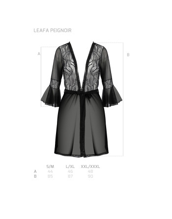 ROBE E TANGA LEAFA PRETO ECO COLLECTION PASSION