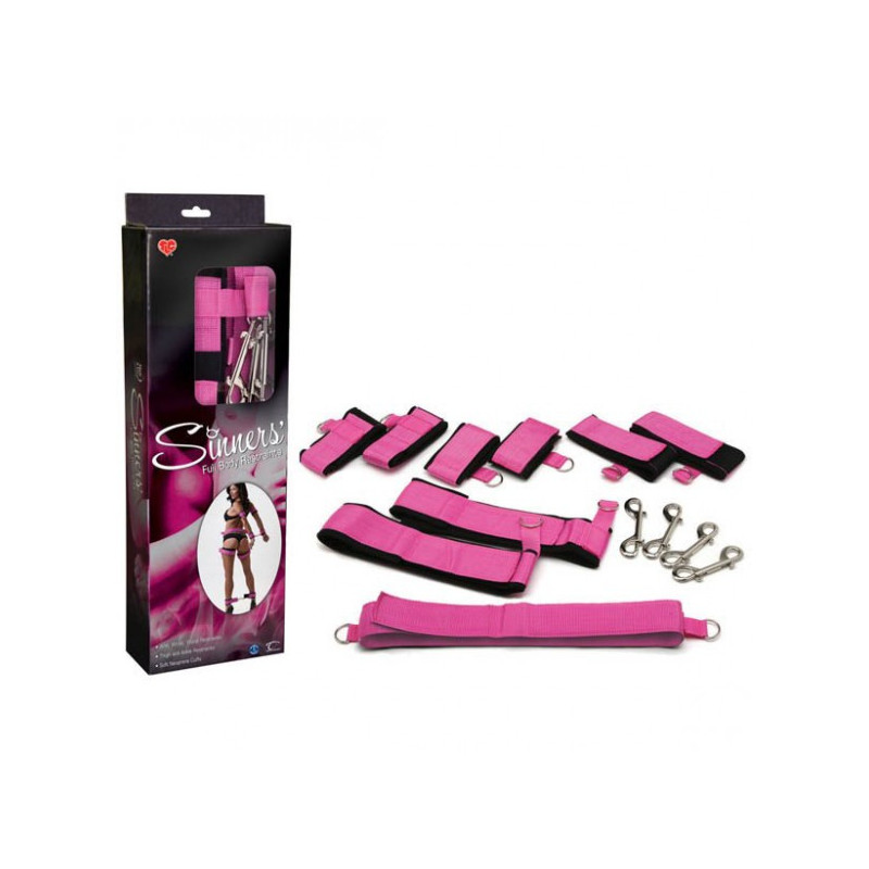 KIT DE RESTRIÇÃO FULL BODY RESTRAINTS SINNERS´ KIT DE RESTRIÇÃO FULL BODY RESTRAINTS SINNERS´