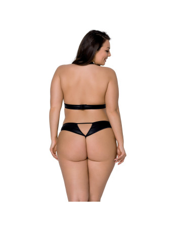 CONJUNTO DE 2 PIEZAS MALWIA NEGRO TALLA QUEEN PASSION