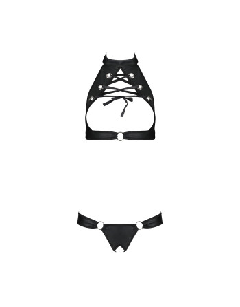 CONJUNTO DE 2 PEÇAS MALWIA PRETO TAMANHO QUEEN PASSION