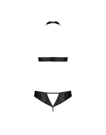 CONJUNTO DE 2 PEÇAS MALWIA PRETO TAMANHO QUEEN PASSION