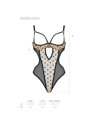 BODY MARINA BEGE DEVIL COLLECTION PASSION